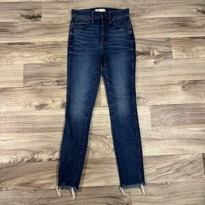 Madewell 10" High Rise Skinny Jean Size 25